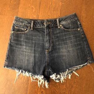 Paige demon cutoff shorts